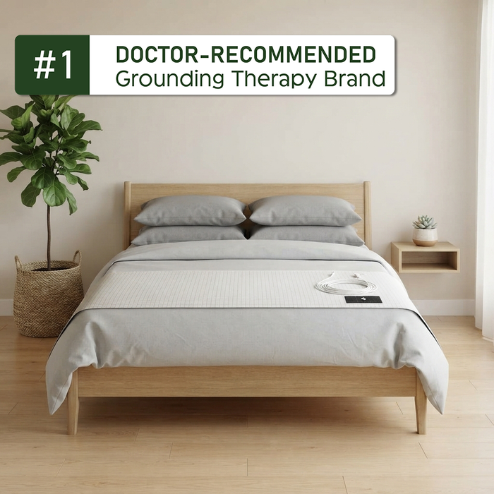 EarthToBed™ Grounding Bedsheet 10% Conductive Silver